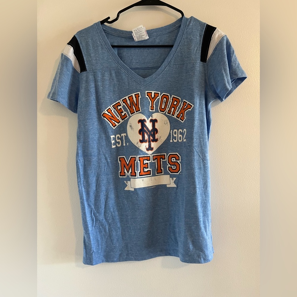 Ladies NY Mets Blue T-Shirt